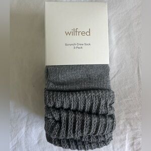 Wilfred Scrunch Crew Sock 3-Pack Aritzia